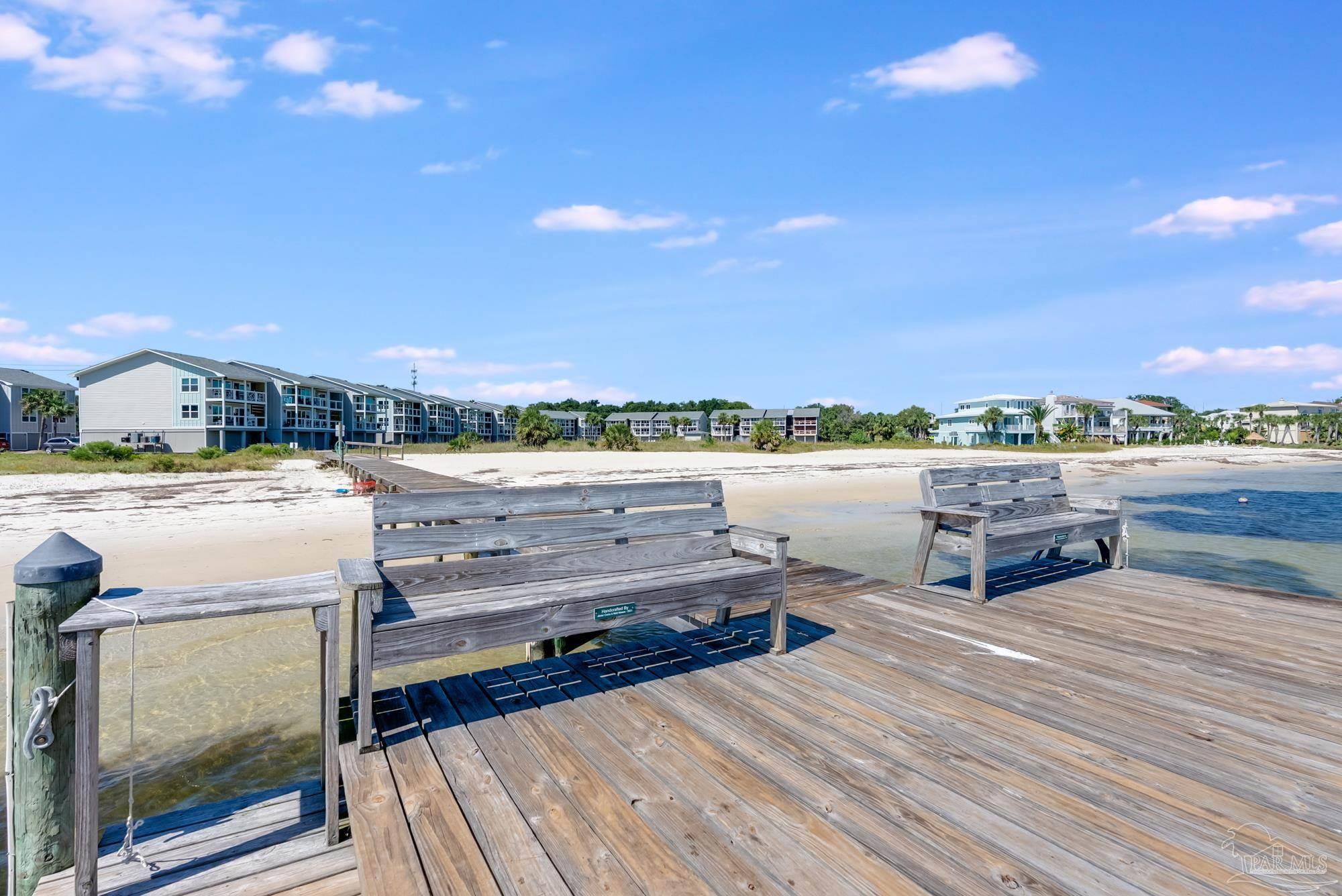 200 Pensacola Beach Road, Unit D2 Gulf Breeze, FL 32561 - Photo 28 of 40 a view of a terrace with outdoor space