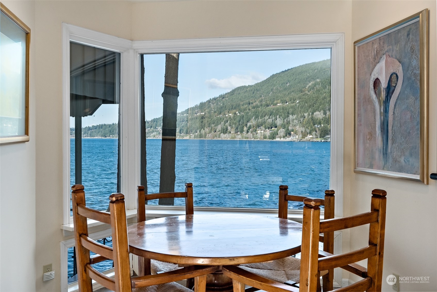 316 Chuckanut Point Road Bellingham, WA 98229 - Photo 21 of 40 a view of a dining room with furniture and window