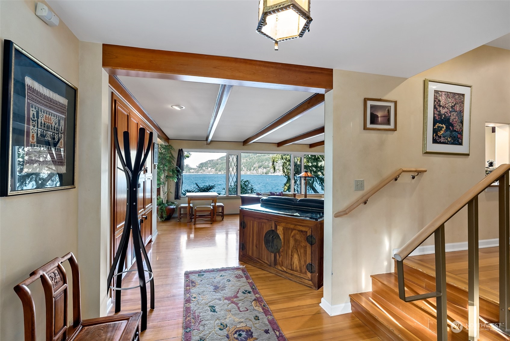 316 Chuckanut Point Road Bellingham, WA 98229 - Photo 10 of 40 a living room with furniture and a large window