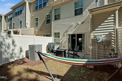 a view of outdoor sitting area with furniture