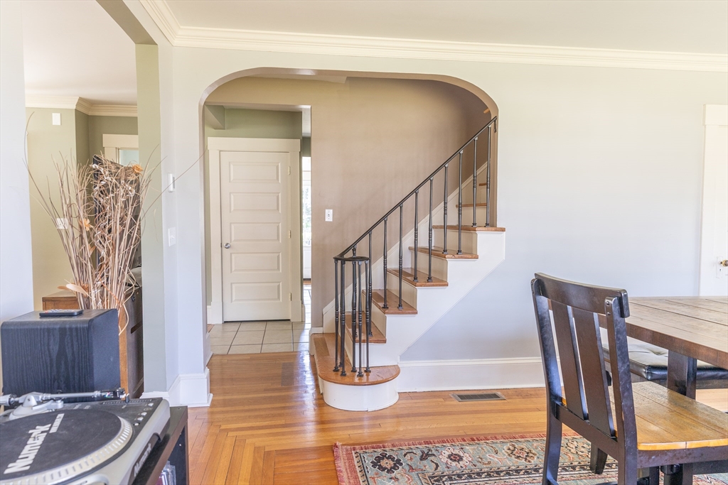103 Maple Road Longmeadow, MA 01106 - Photo 17 of 35 a view of entryway and hall with wooden floor