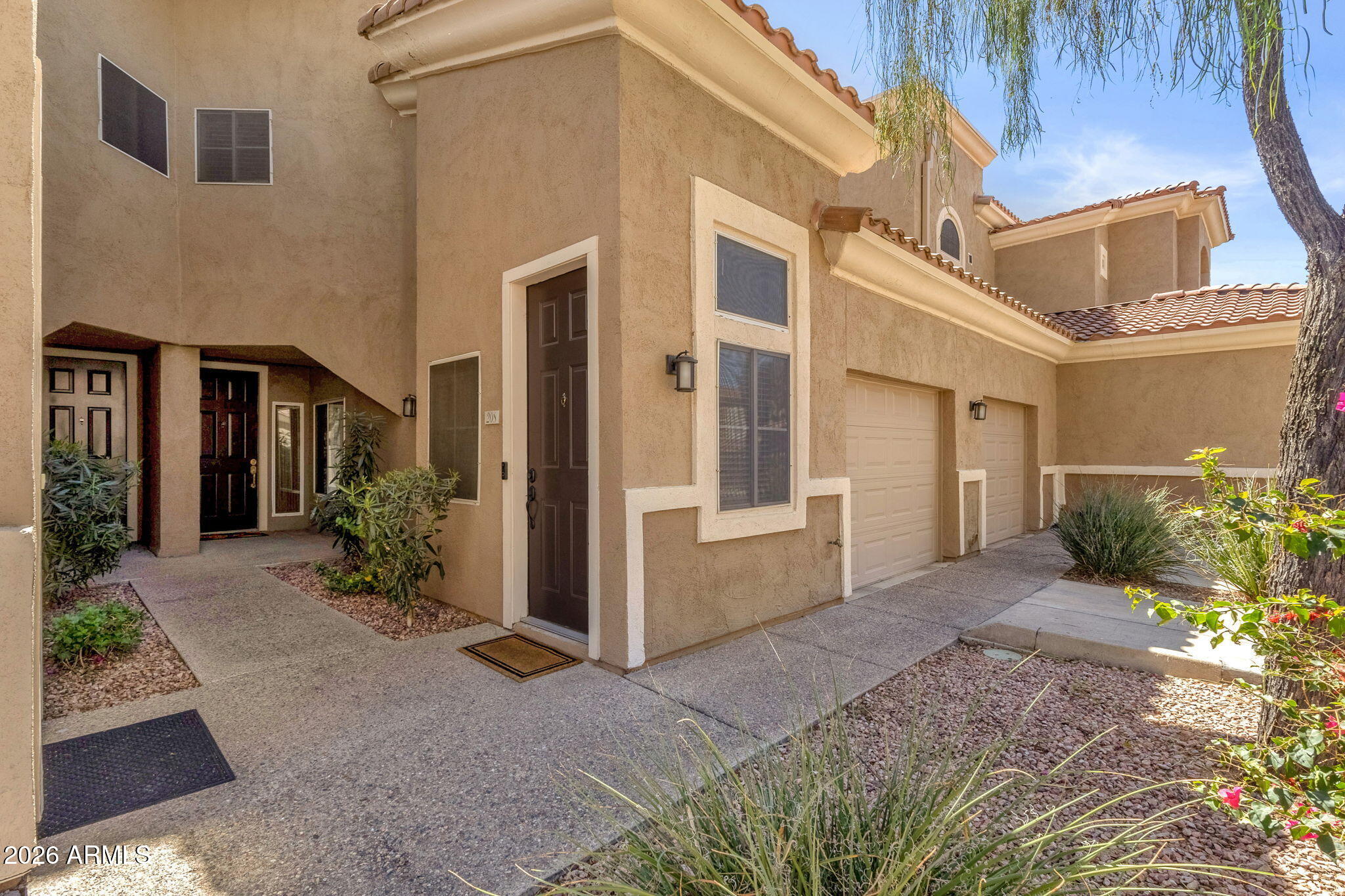 8245 East Bell Road, Unit 208 Scottsdale, AZ 85260 - Photo 13 of 46 Picturesque Front Walk/Entry