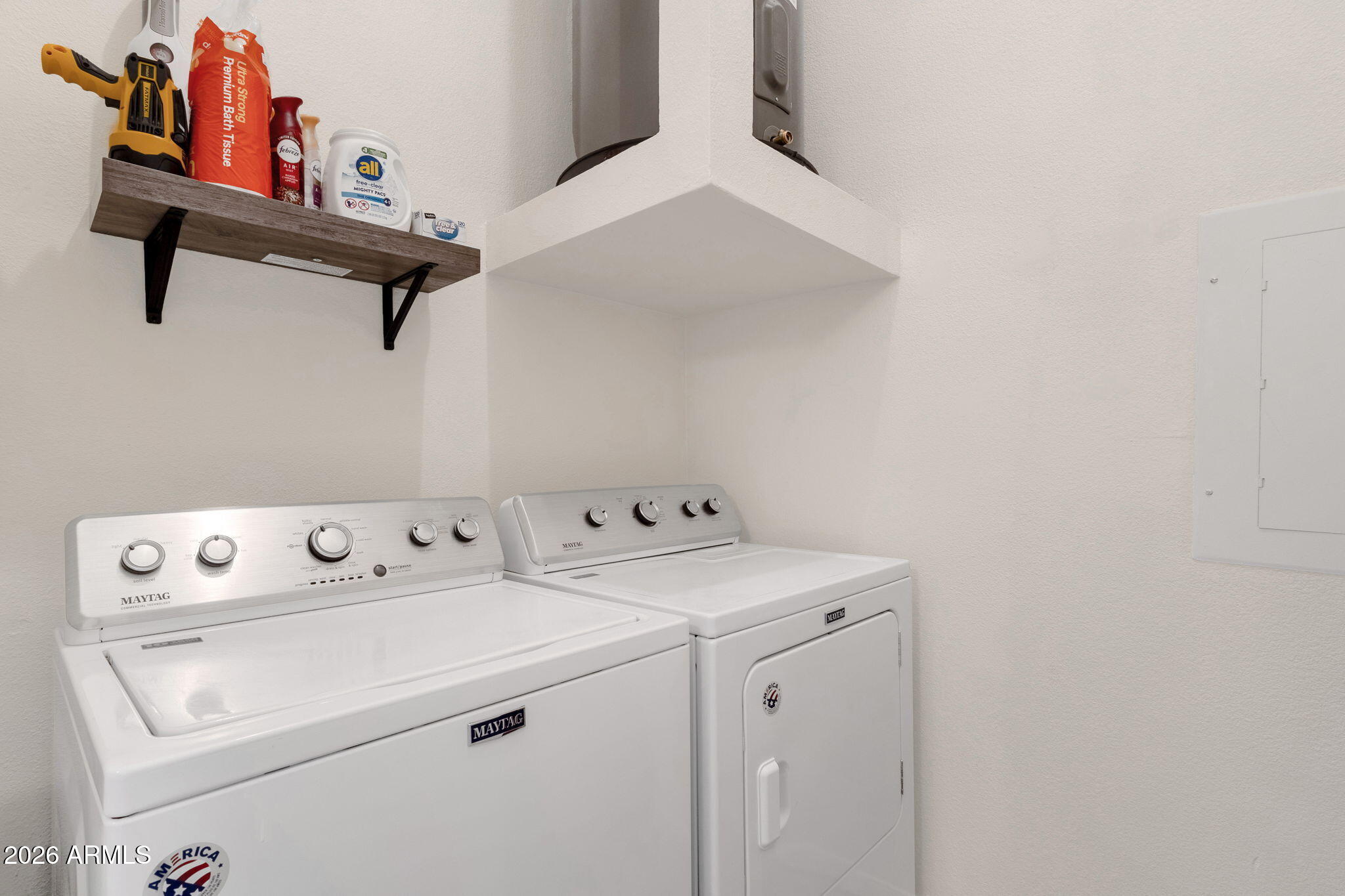 8245 East Bell Road, Unit 208 Scottsdale, AZ 85260 - Photo 39 of 48 a utility room with dryer and washer