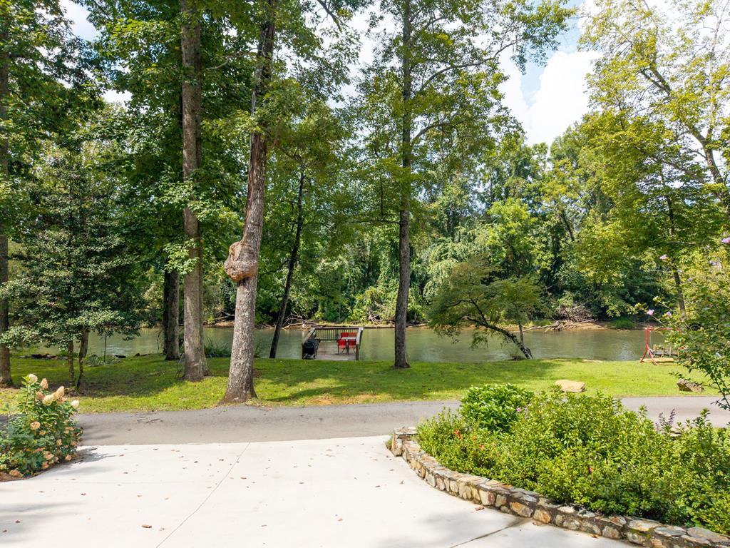 270 Hiawassee River Road Murphy, NC 28906 - Photo 47 of 50 a view of a garden with large trees