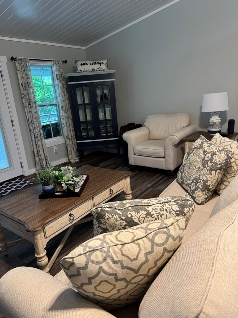270 Hiawassee River Road Murphy, NC 28906 - Photo 10 of 50 a living room with furniture and a fireplace