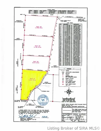 $184,000 | 0 Otterbein Rd Se Tract, Unit 1, Laconia, IN 47135