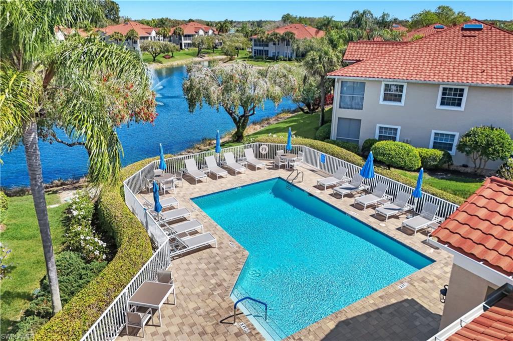 6240 Reserve Circle, Unit 802 Naples, FL 34119 - Photo 36 of 47 Aerial view of Clubside Reserve pool.