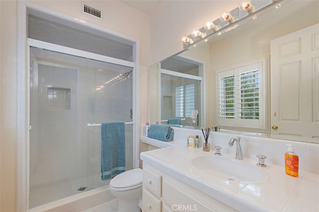 97 Ritz Cove Drive Dana Point, CA 92629 - Photo 28 of 43 a bathroom with a sink a toilet and shower