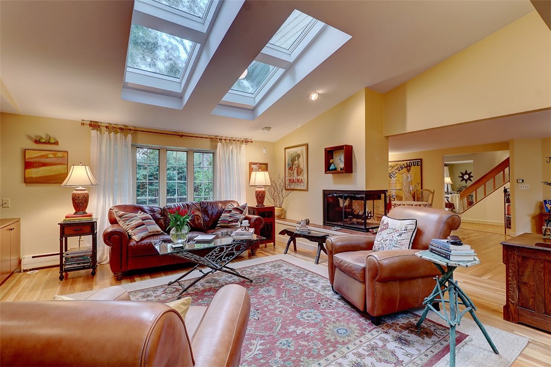 39 Major Potter Road Warwick, RI 02886 - Photo 10 of 32 family room looking in another direction with views of the foyer, staircase to the second floor