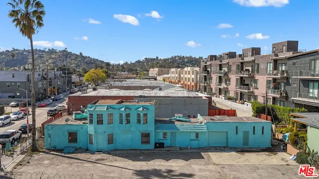 a view of a city & street