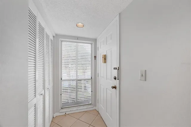 a view of a bathroom with a window