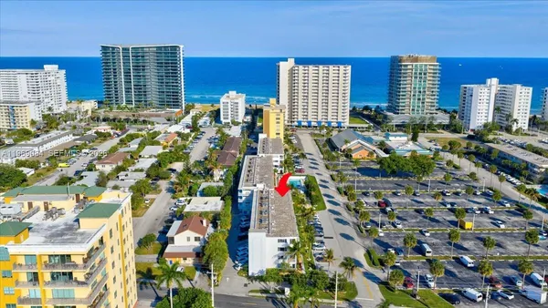 a view of city and ocean