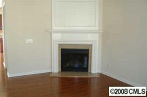 672 6th Baxter Crossing, Unit 1802 Fort Mill, SC 29708 - Photo 3 of 7 a view of an empty room with wooden floor and a fireplace