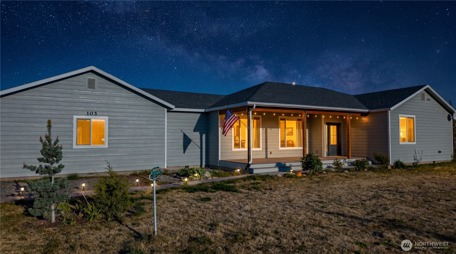 103 Johnson Creek Road Omak, WA 98841 - Photo 3 of 40 a front view of house with yard