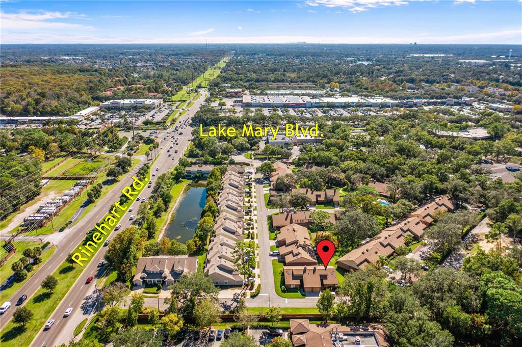 111 Feather Edge Loop, Unit 4B Lake Mary, FL 32746 - Photo 23 of 27 an aerial view of city
