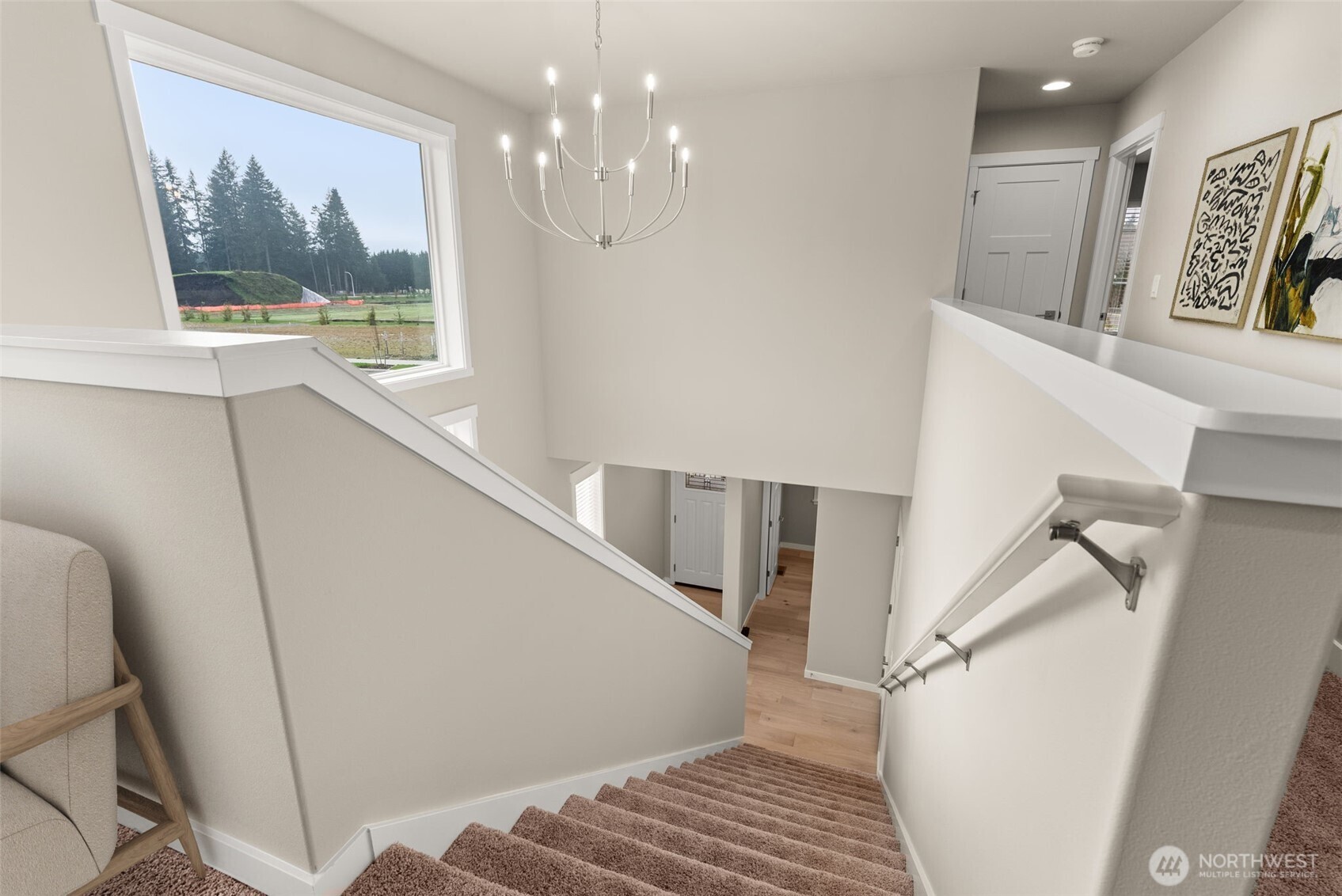 7308 Jenner Street Southwest Tumwater, WA 98512 - Photo 15 of 40 a view of entryway with wooden floor