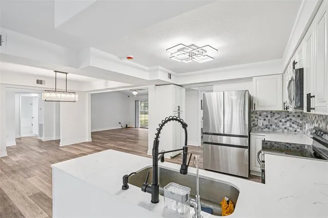 a view of a small space