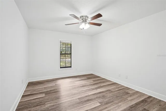wooden floor in an empty room