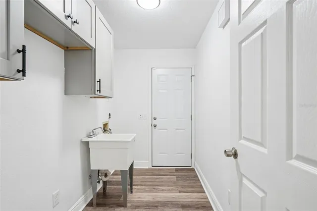 a view of closet area