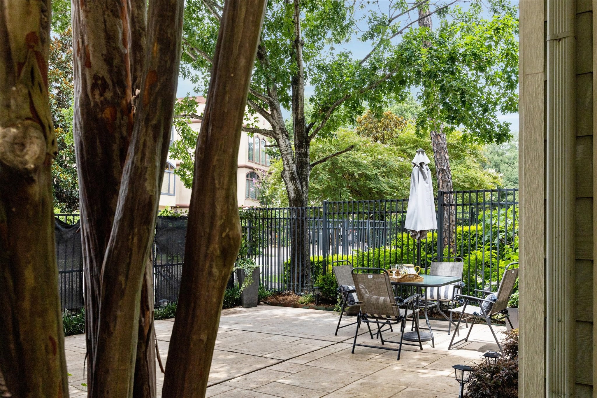 6310 Arnot Street Houston, TX 77007 - Photo 4 of 21 Shade inside the gate and throughout the neighborhood.