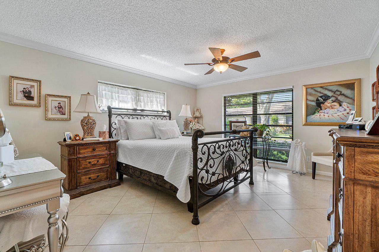 4855 Equestrian Road, Unit B Boynton Beach, FL 33436 - Photo 17 of 38 Large Master Bedroom