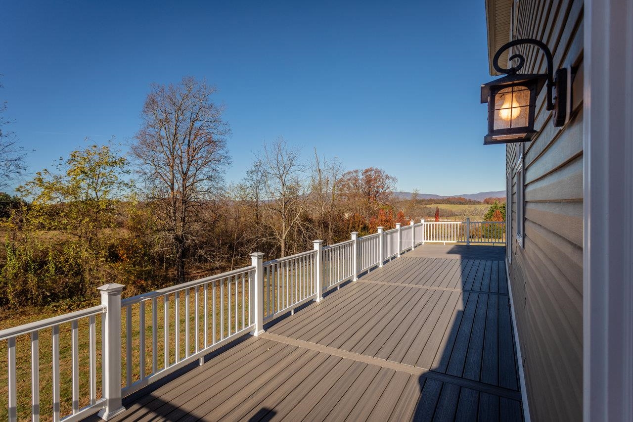 82 Smoky Row Road Staunton, VA 24401 - Photo 40 of 75 a view of a balcony with wooden floor and fence