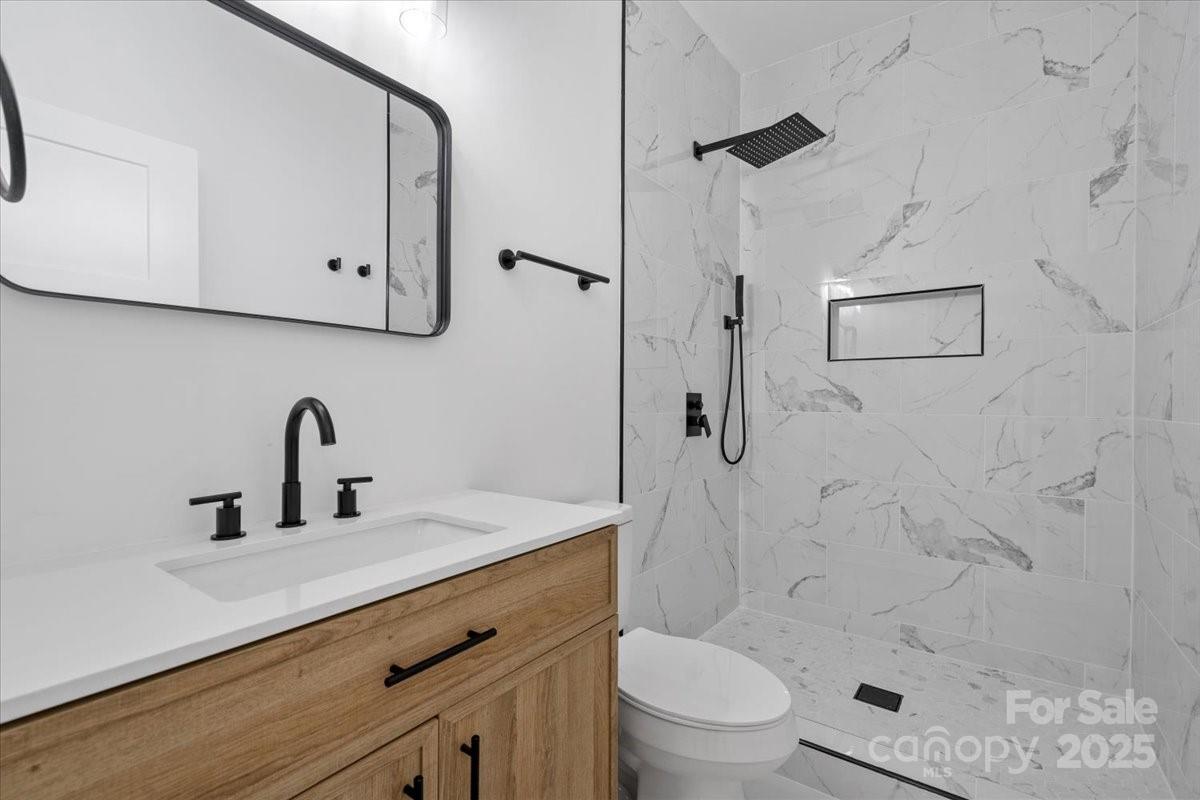 3156 Long Shoals Road Lincolnton, NC 28092 - Photo 15 of 21 a bathroom with a sink a toilet and shower