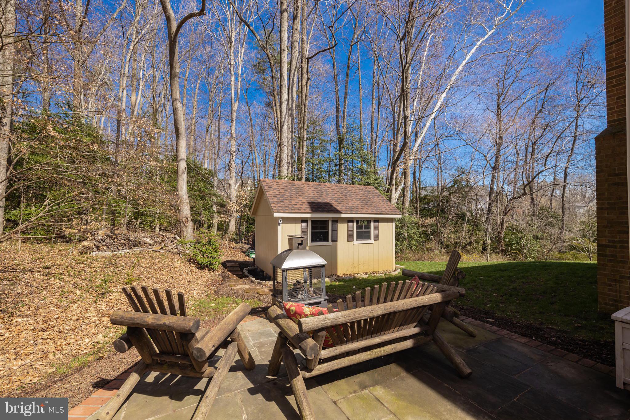 7736 Huntsman Boulevard Springfield, VA 22153 - Photo 61 of 70 Patio overlooks parkland