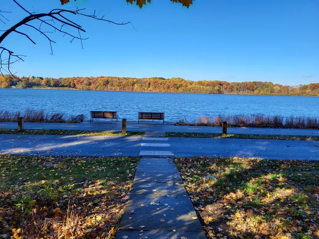 a view of an outdoor space and city view
