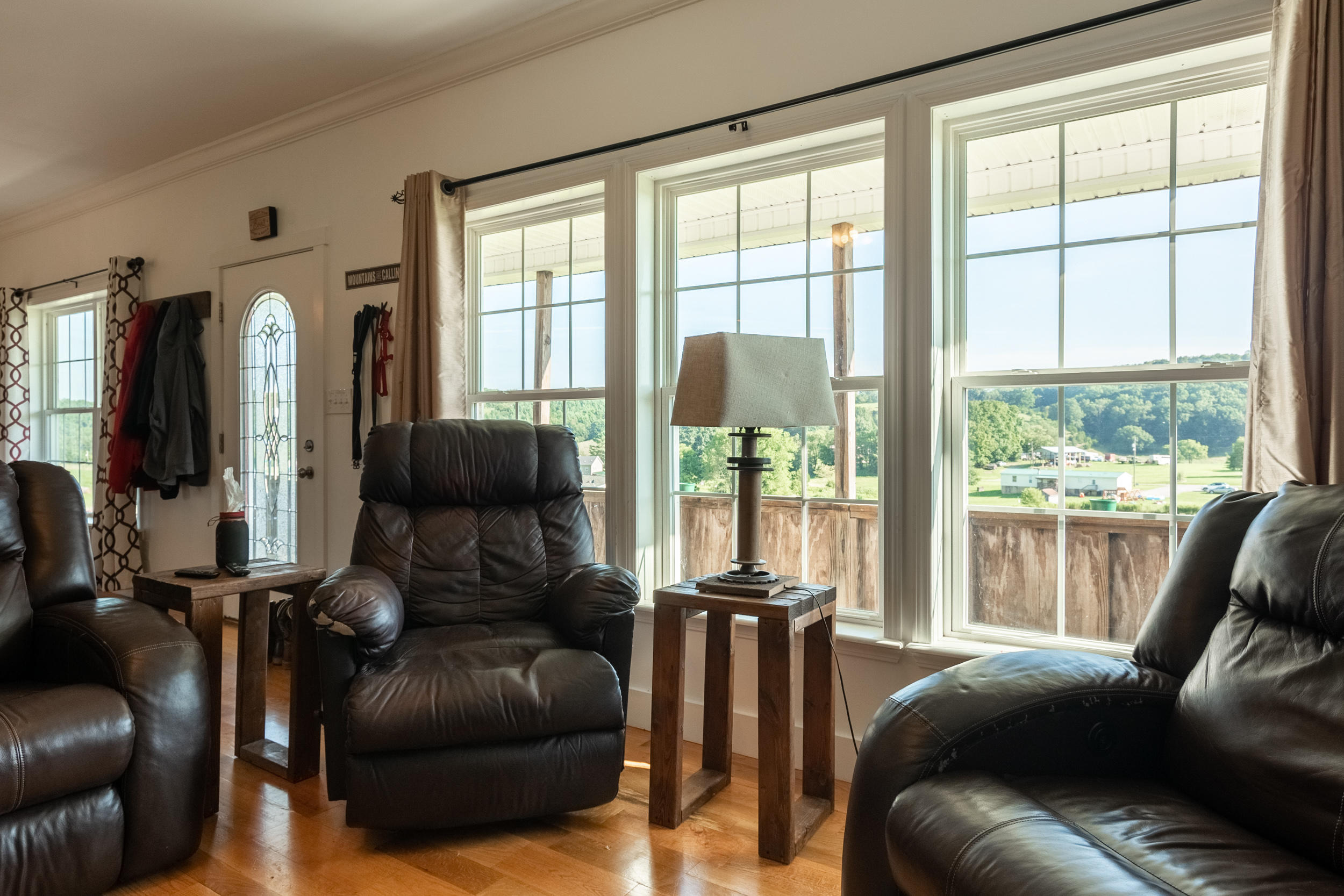 3850 Hopper Lane Riner, VA 24149 - Photo 22 of 50 a living room with furniture and a large window