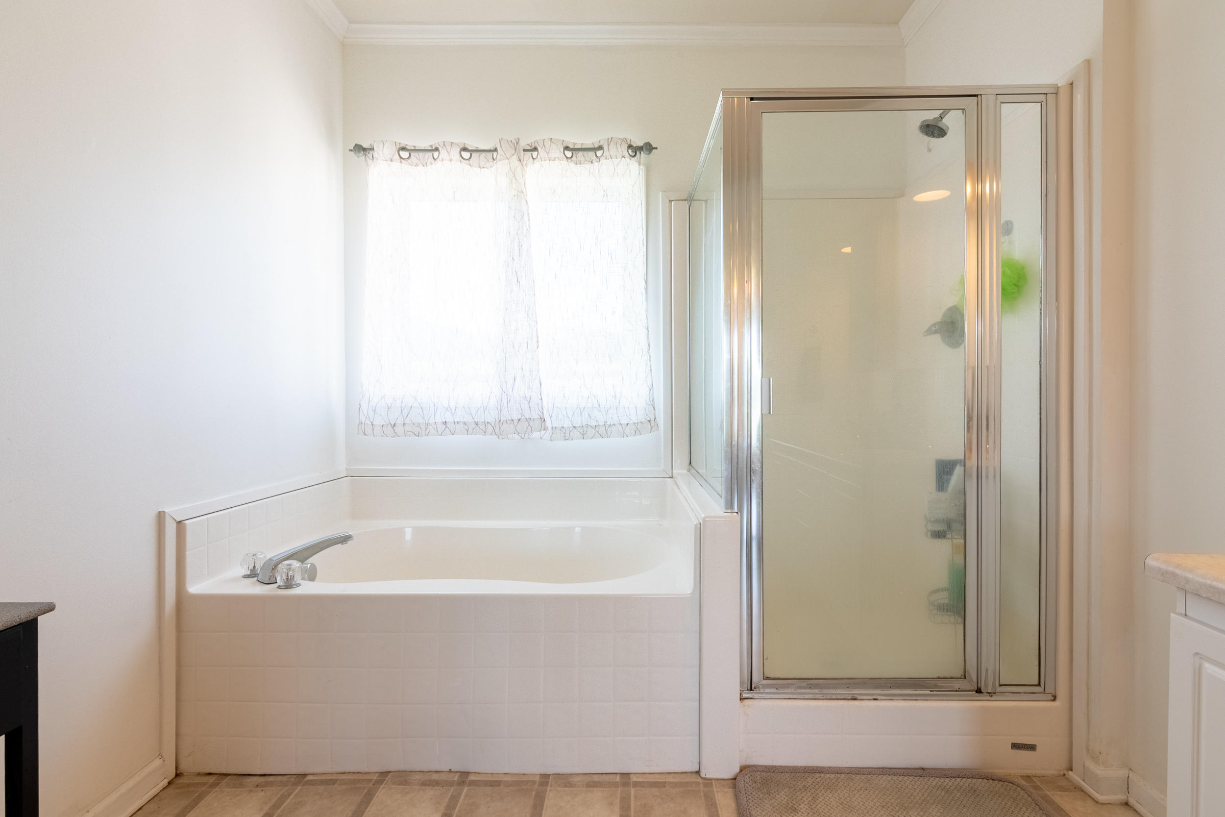 3850 Hopper Lane Riner, VA 24149 - Photo 26 of 50 a white bath tub sitting next to a shower