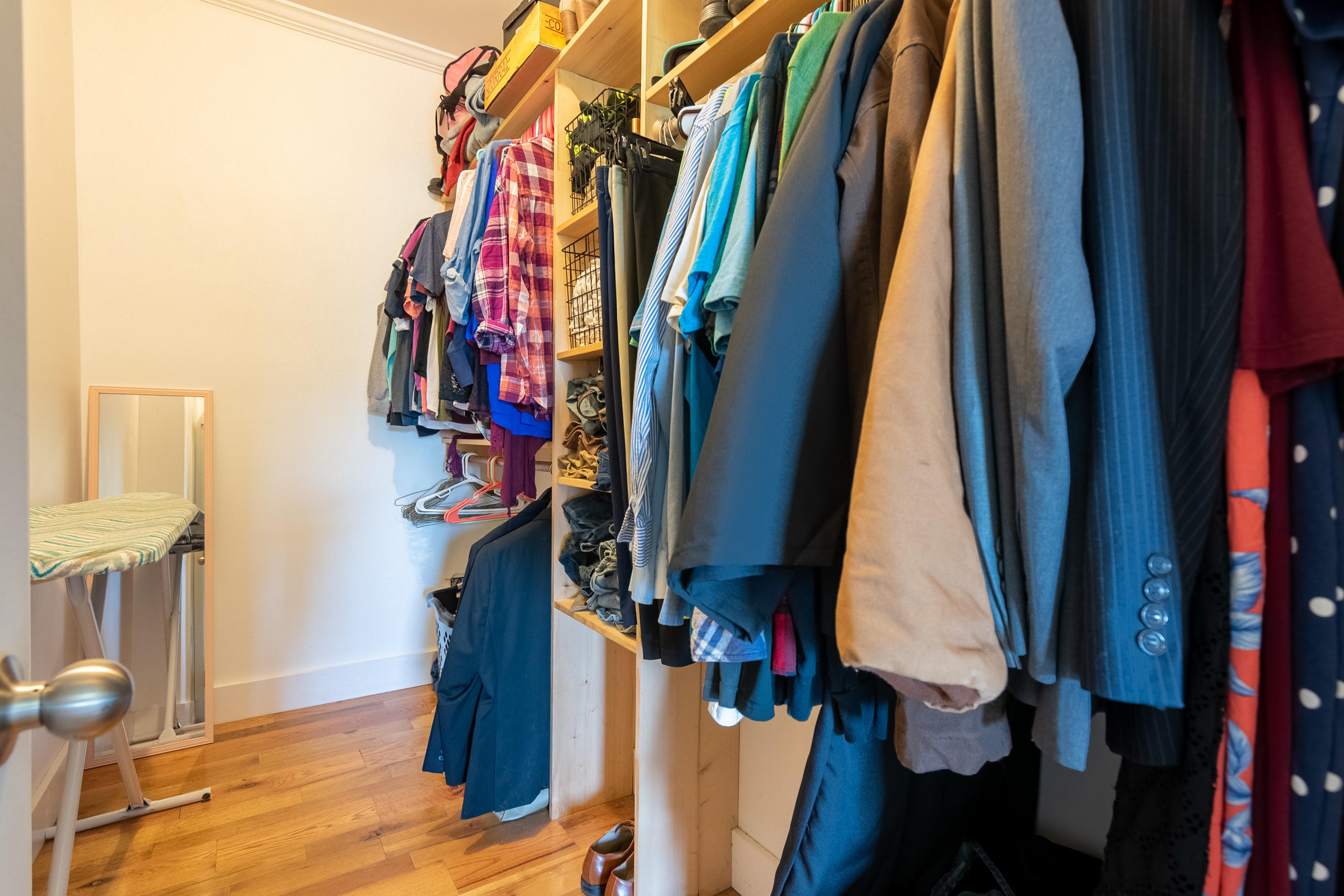 3850 Hopper Lane Riner, VA 24149 - Photo 29 of 50 a view of walk in closet with clothes and shoes