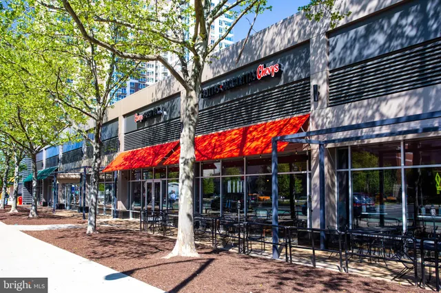 a view of retail shops