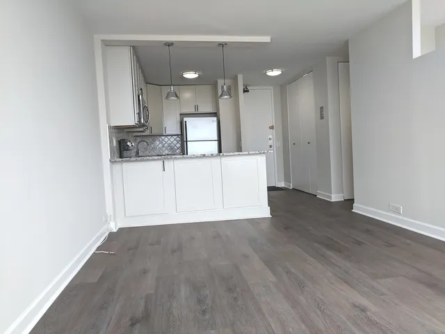 a view of a bathroom with a window