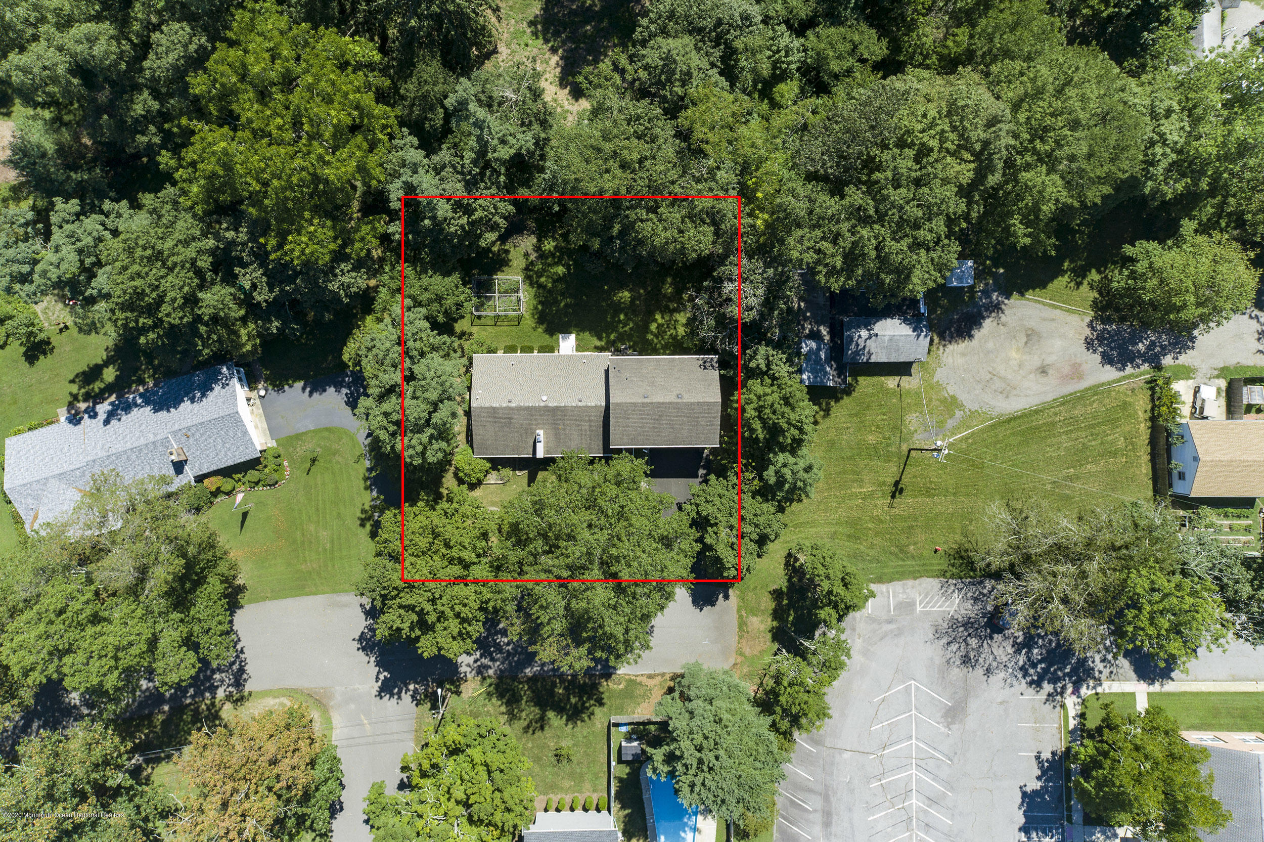 8 Goodenough Road Farmingdale, NJ 07727 - Photo 23 of 24 Overhead Outline