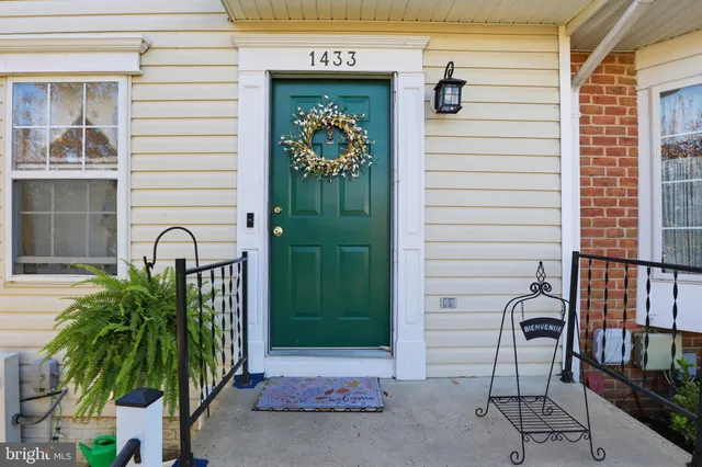 a view of a entryway door front of house