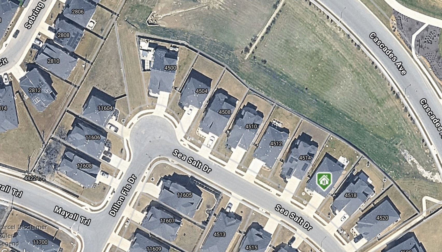 4516 Sea Salt Drive Austin, TX 78747 - Photo 13 of 14 Aerial overview of property