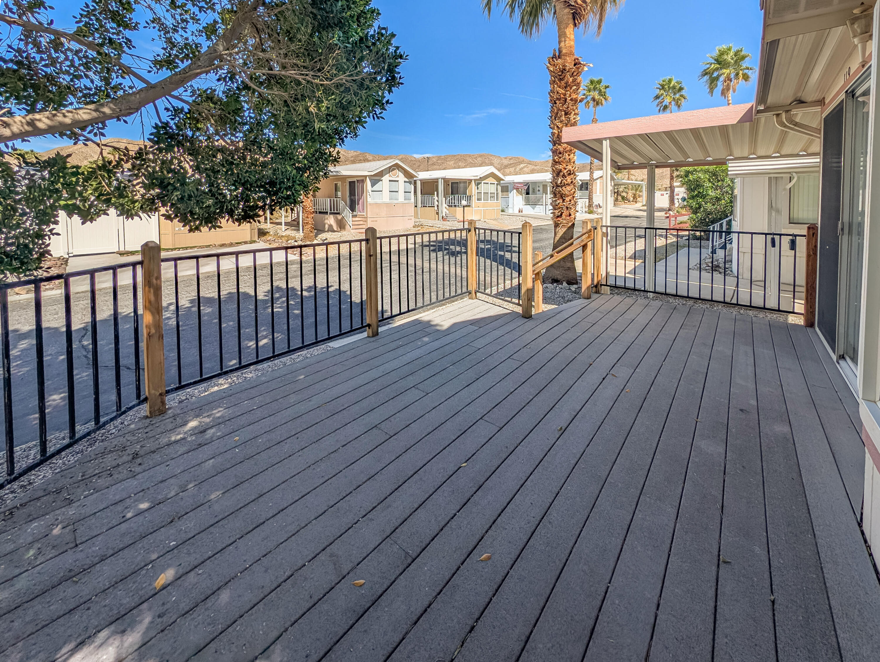 70200 Dillon Road, Unit 119 Desert Hot Springs, CA 92241 - Photo 3 of 31 Front Deck
