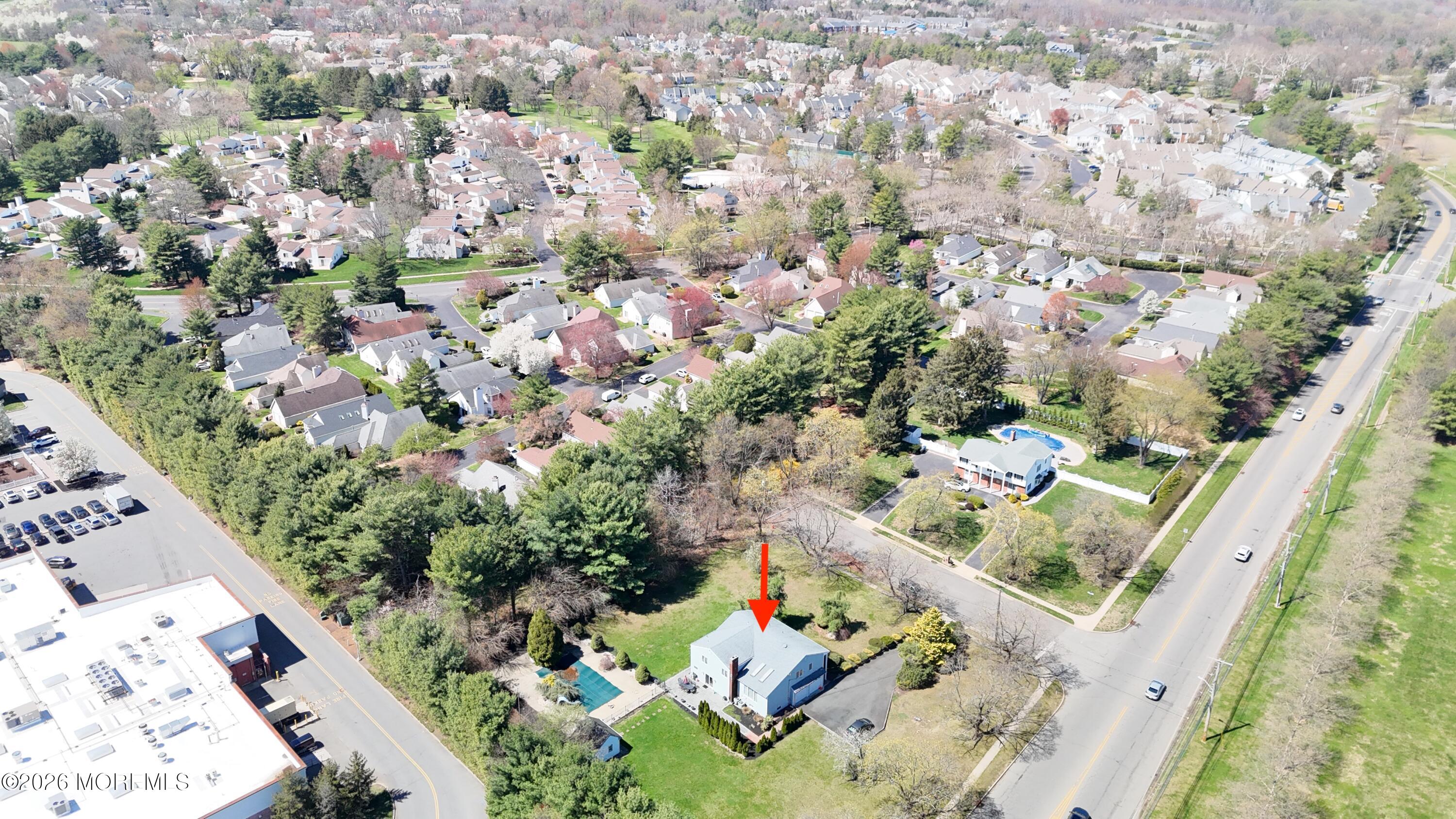 1 Flintlock Road Freehold, NJ 07728 - Photo 2 of 40 Surrounding Neighborhood View w_ Arrow