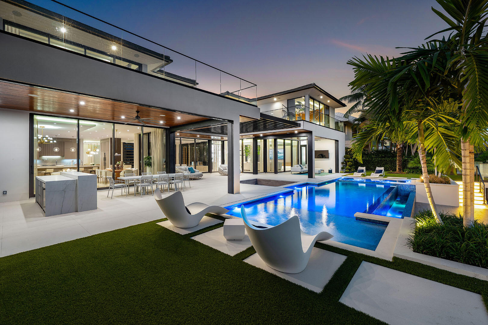 212 Alexander Palm Road Boca Raton, FL 33432 - Photo 65 of 75 212_Alexander_Palm_Road_Dusk_13