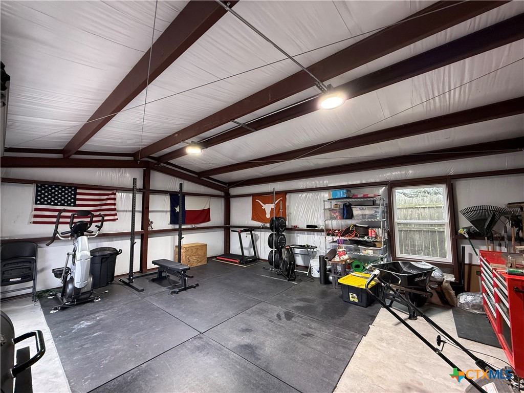 213 Sparrow Lane Victoria, TX 77905 - Photo 39 of 44 a view of a room with gym equipment