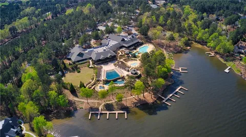 a view of a city next to a building