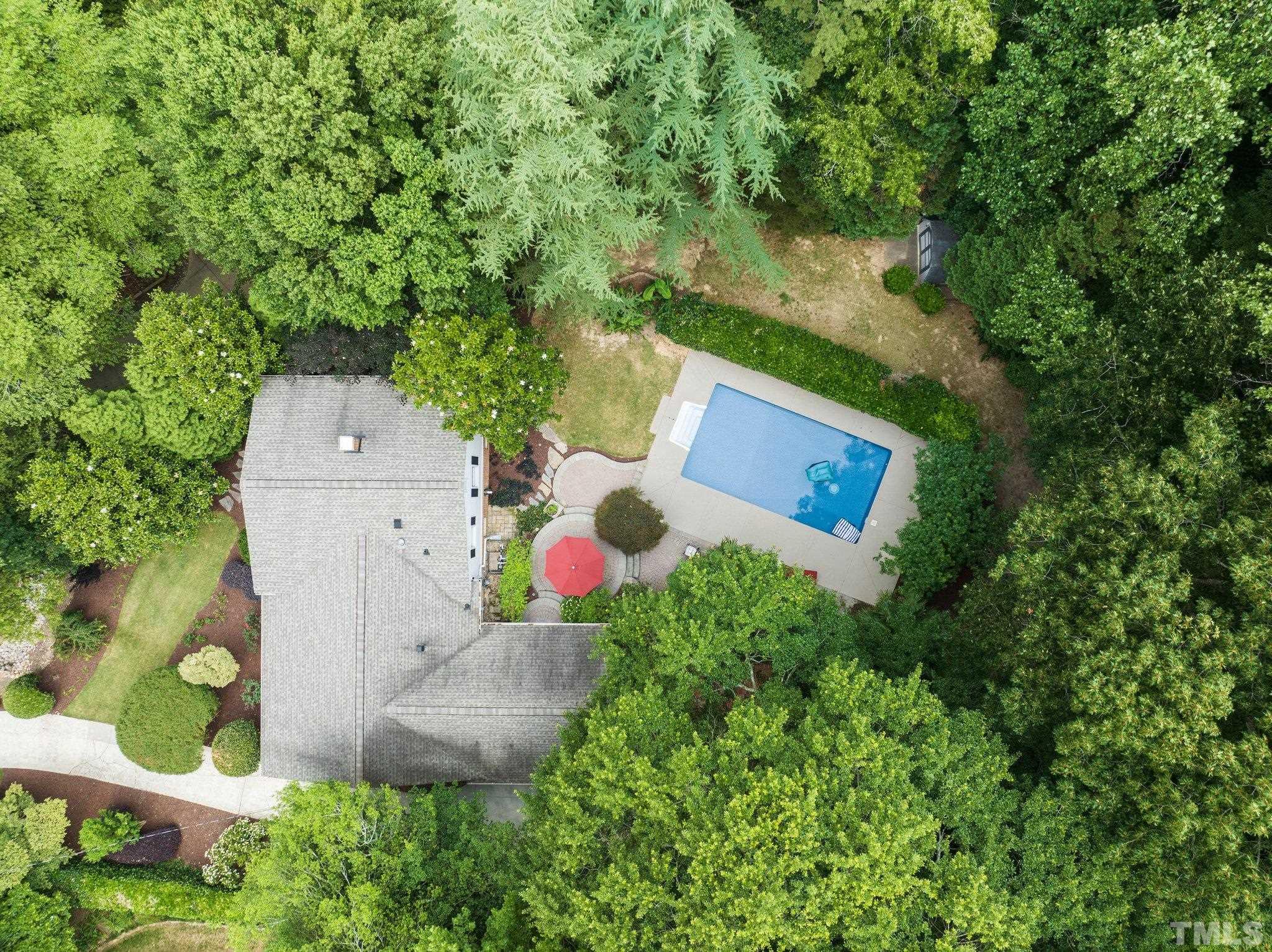 4116 Spruce Drive Raleigh, NC 27612 - Photo 3 of 51 an aerial view of a house