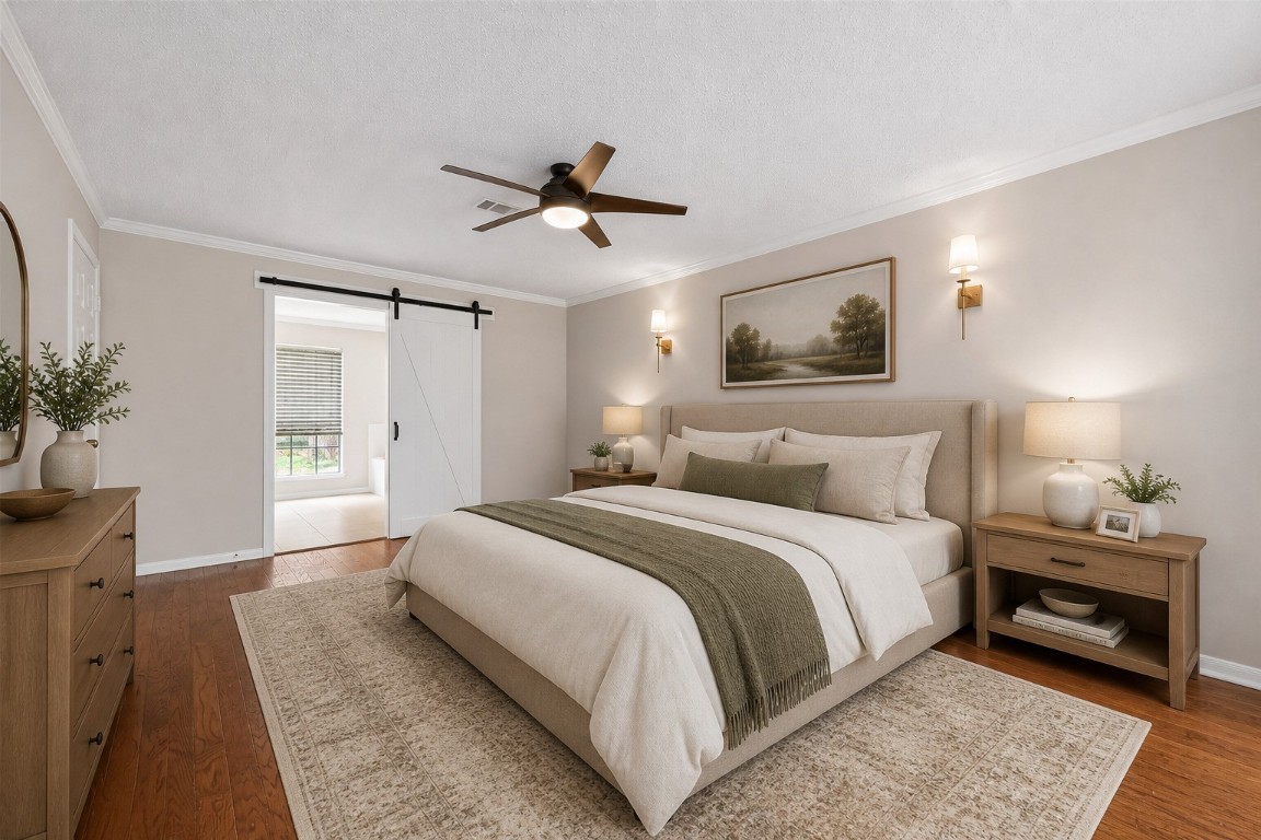 106 Breezy Point Place Spring, TX 77381 - Photo 17 of 37 Virtual Staging- Master Bedroom