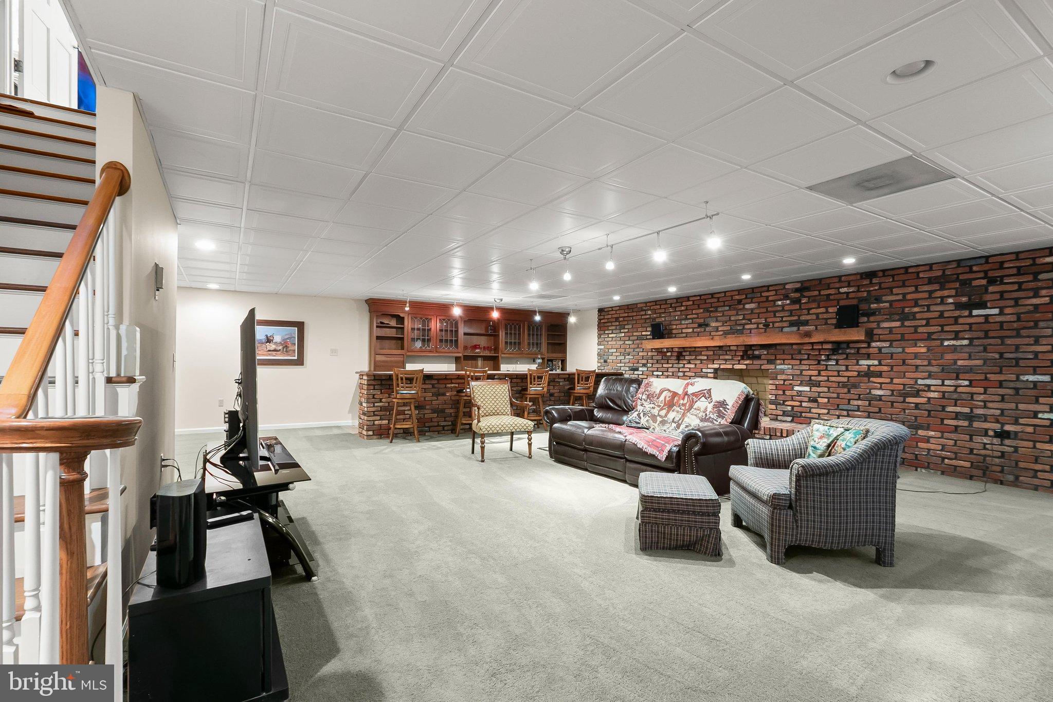6300 Town Point Road Tracys Landing, MD 20779 - Photo 73 of 148 Lower Level Recreation Room w/ Wet Bar