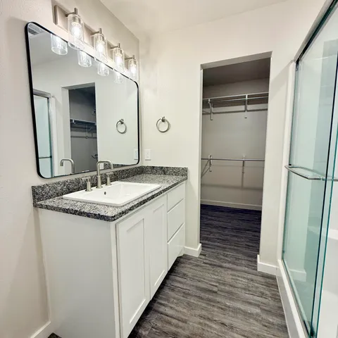 a view of a small space