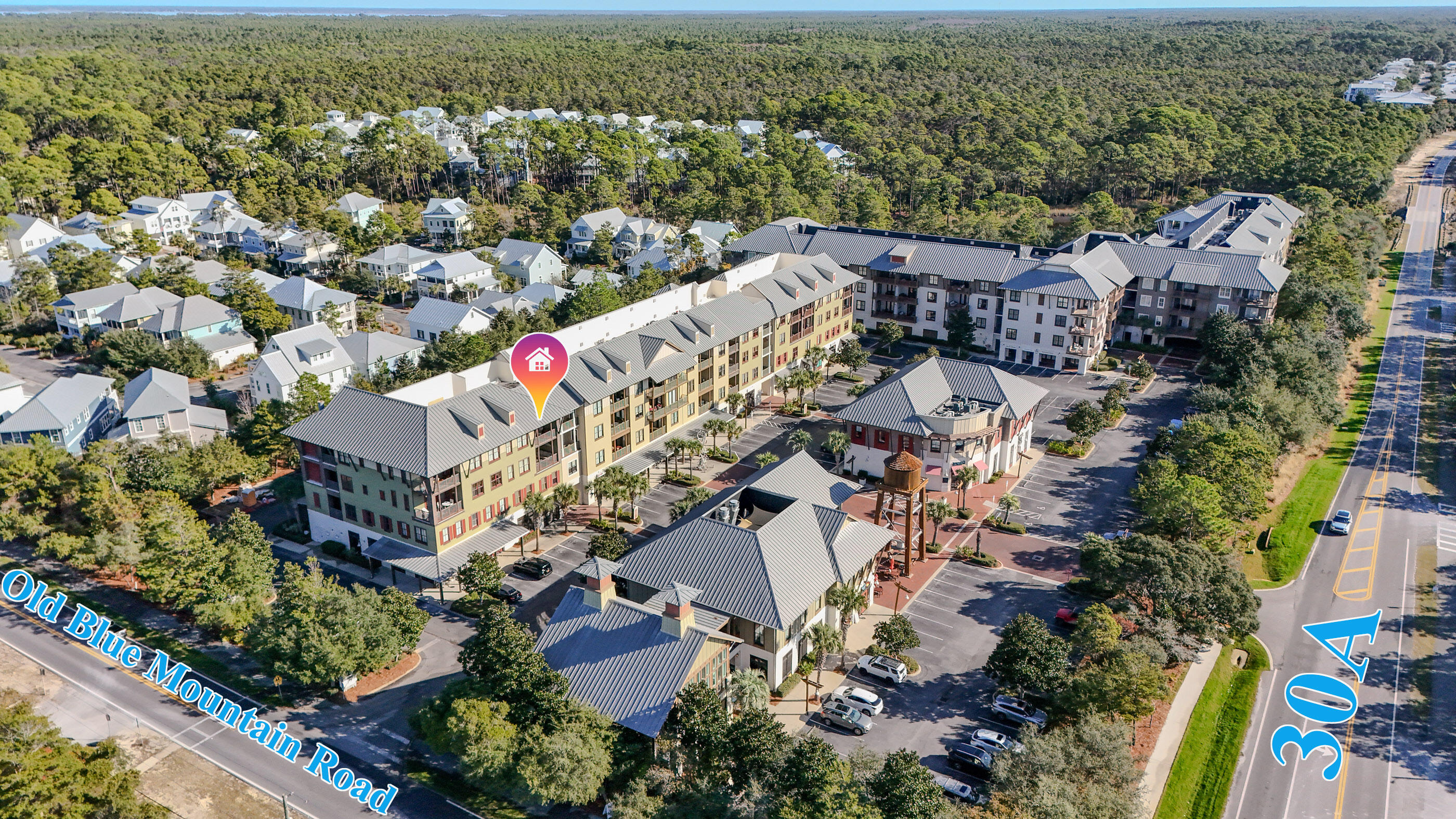 2050 West County Highway 30A, Unit M1408 Santa Rosa Beach, FL 32459 - Photo 5 of 25 an aerial view of multiple house
