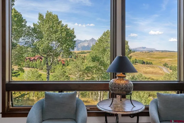 a view of outdoor from deck with furniture