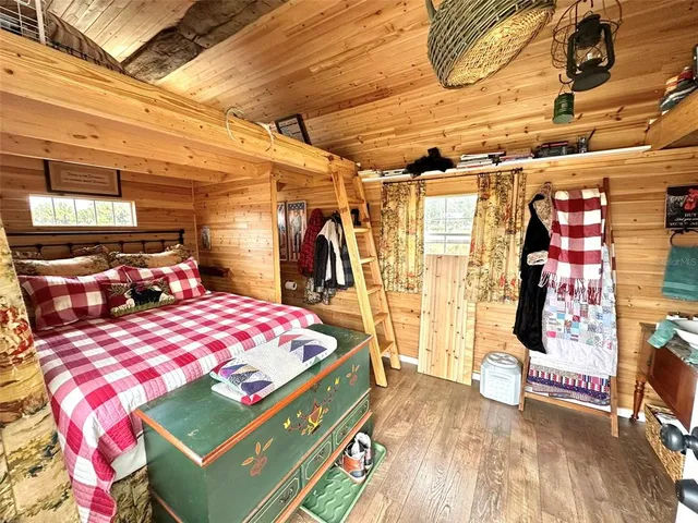 a view of lake with outdoor space