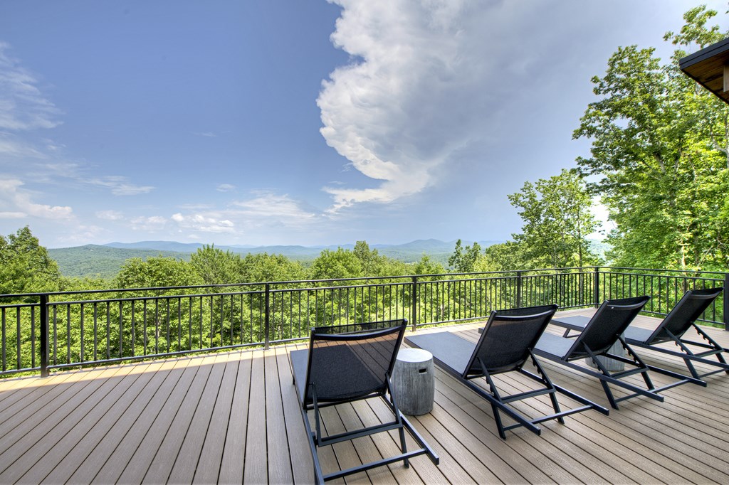 417 Bill Claypool Drive Blue Ridge, GA 30513 - Photo 20 of 73 a view of a chairs on the roof deck